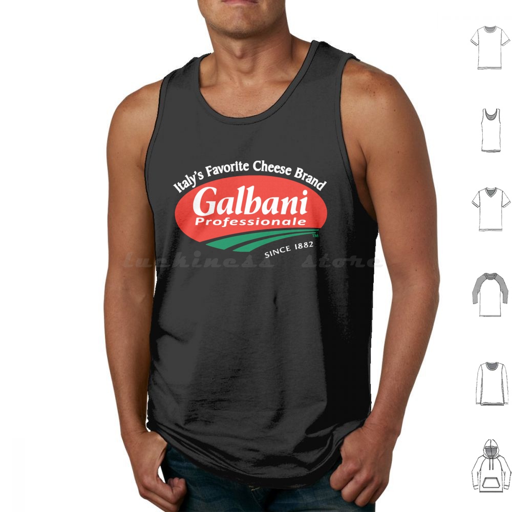 Food Snacks Logos - Tank Top Logo Asli Galbani Resmi,