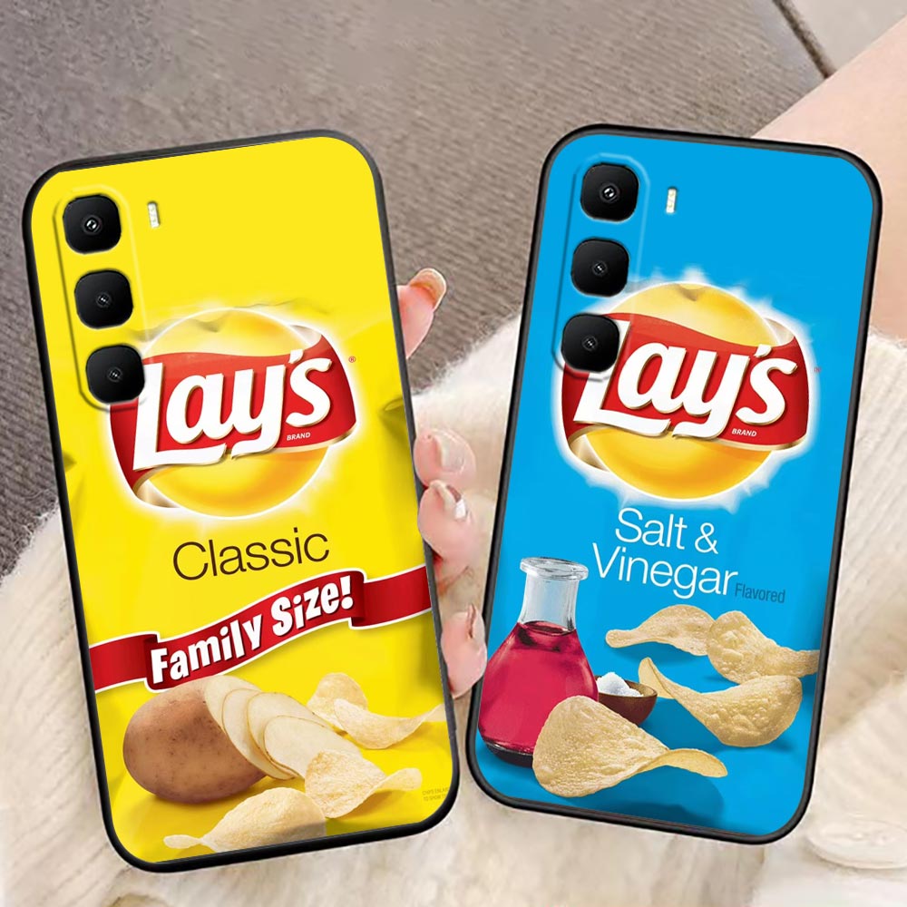 Food Snacks Quotes - Casing Ponsel untuk Infinix HOT 70