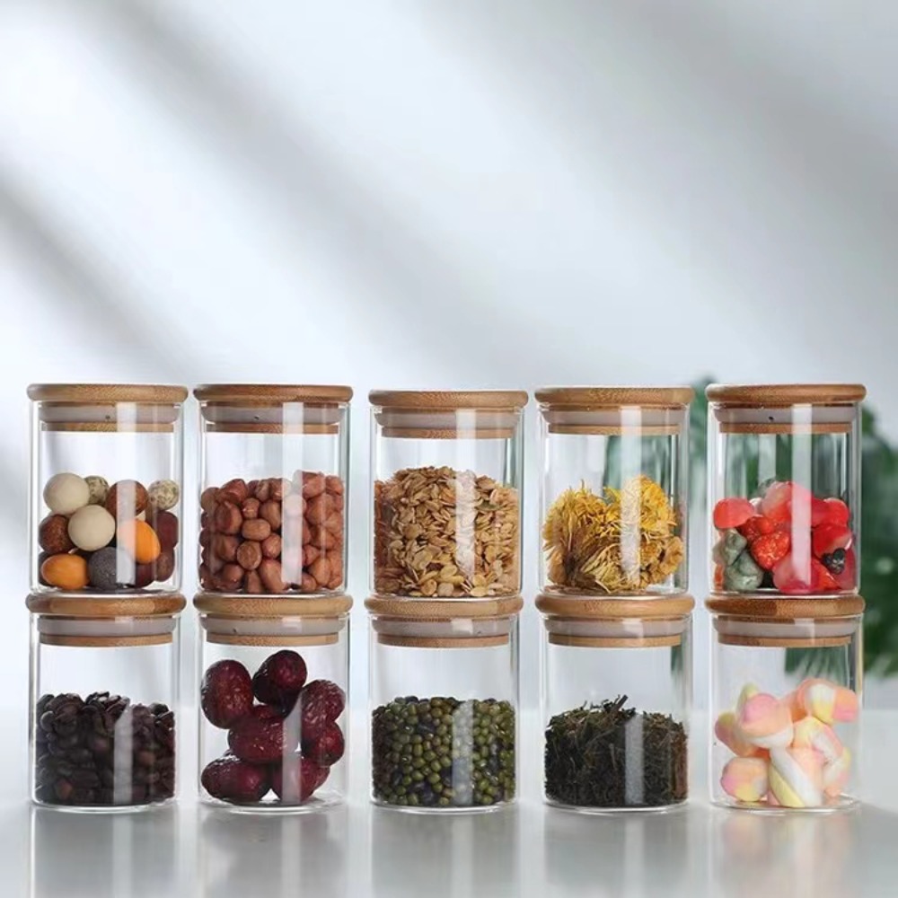 Homemade Food Snacks - Tangki penyimpanan makanan kaca, terbuat dari