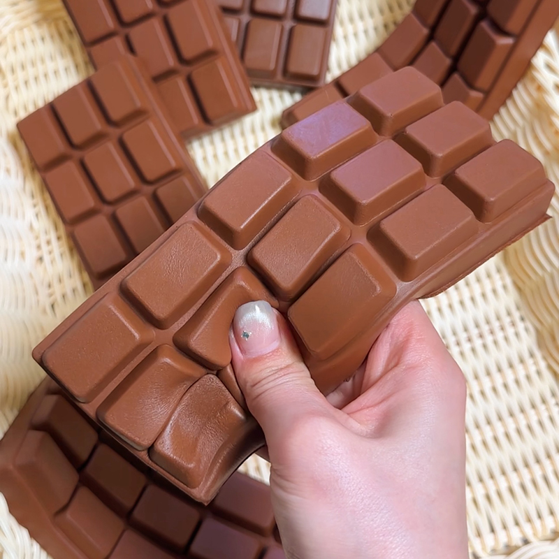 Junk Food Snacks - Mainan Squishy Cokelat Lembut, Slow Rebound,