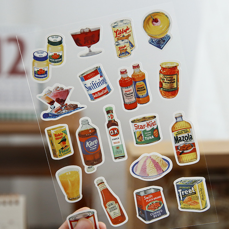 Junk Food Snacks - Stiker Makanan Lucu Estetis, Stiker Saus