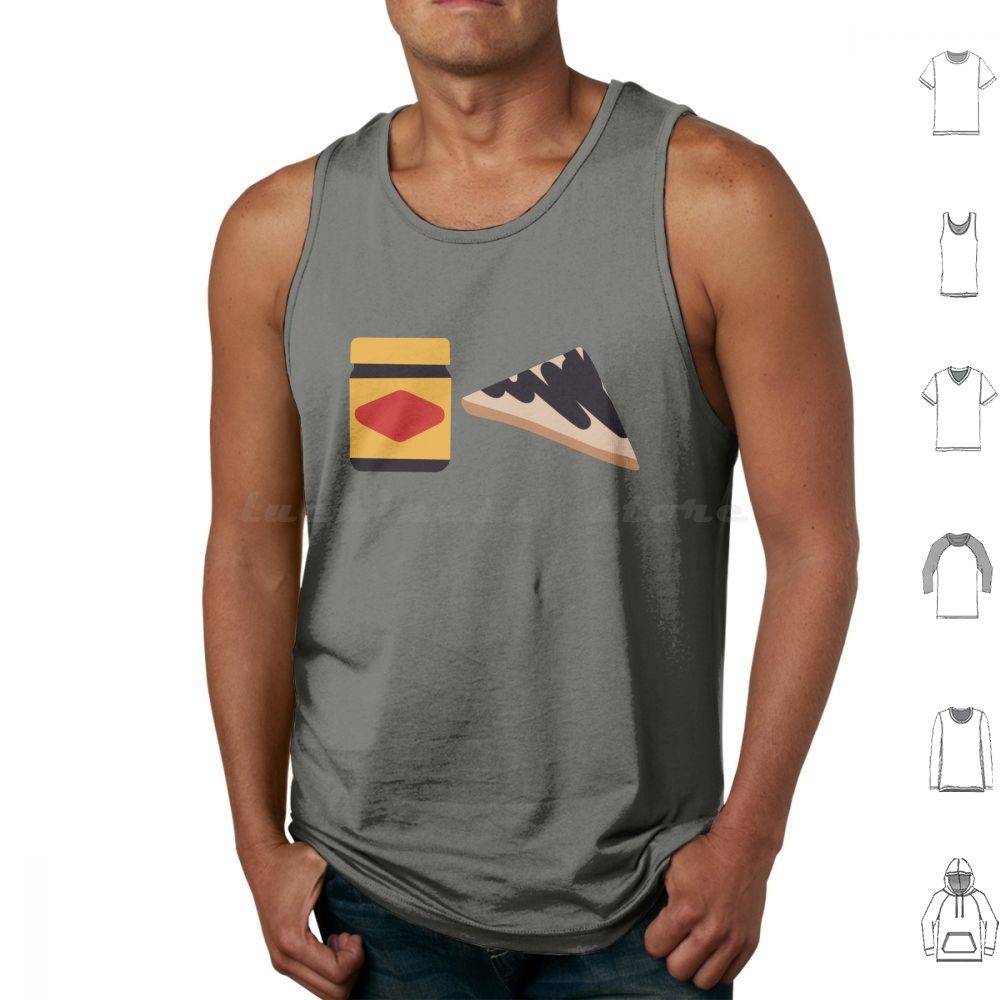 Yummy Food Snacks - Tank Top Aussie Sandwich Bahan Katun