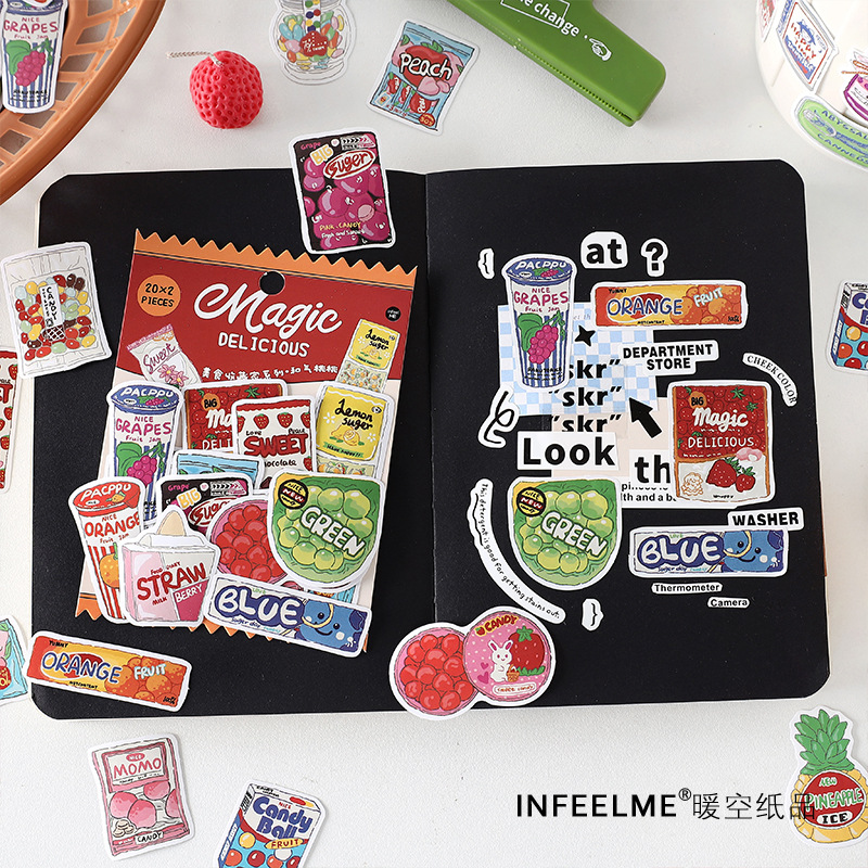Stiker Makanan Cepat CIP tomat - Junk Food Snacks ulasan dan harga