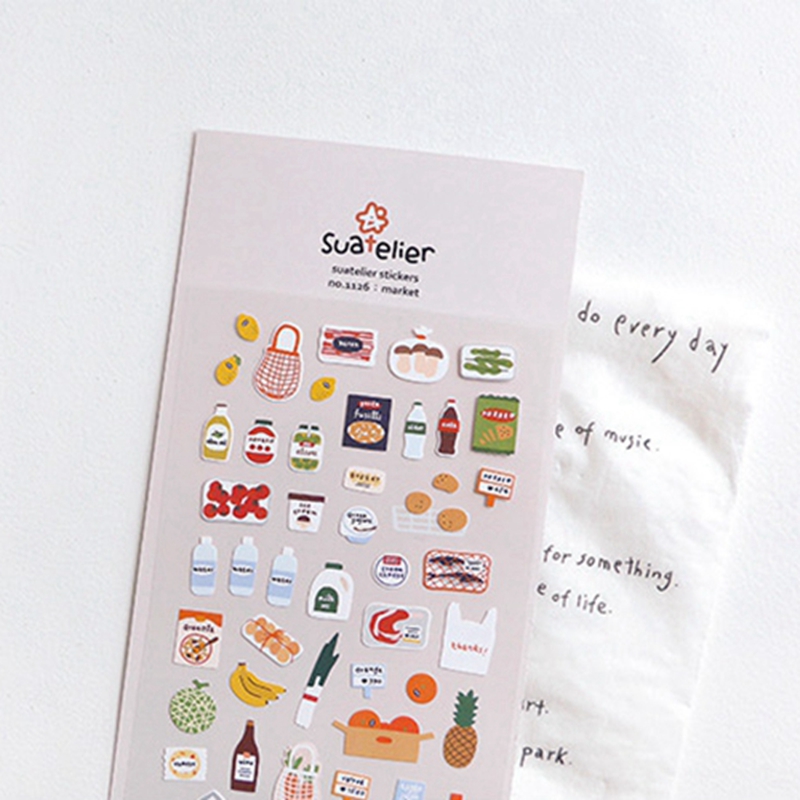 Suatelier No.1126 Stiker “Mark - Junk Food Snacks ulasan dan harga