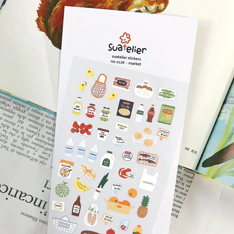 Suatelier No.1126 Stiker “Mark - Junk Food Snacks ulasan dan harga