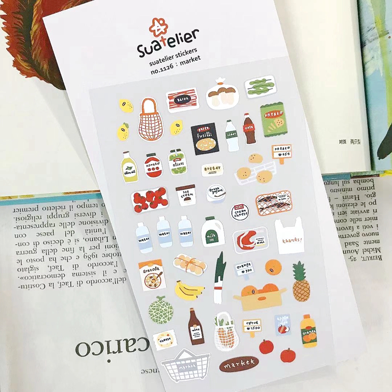 Suatelier No.1126 Stiker “Mark - Junk Food Snacks ulasan dan harga