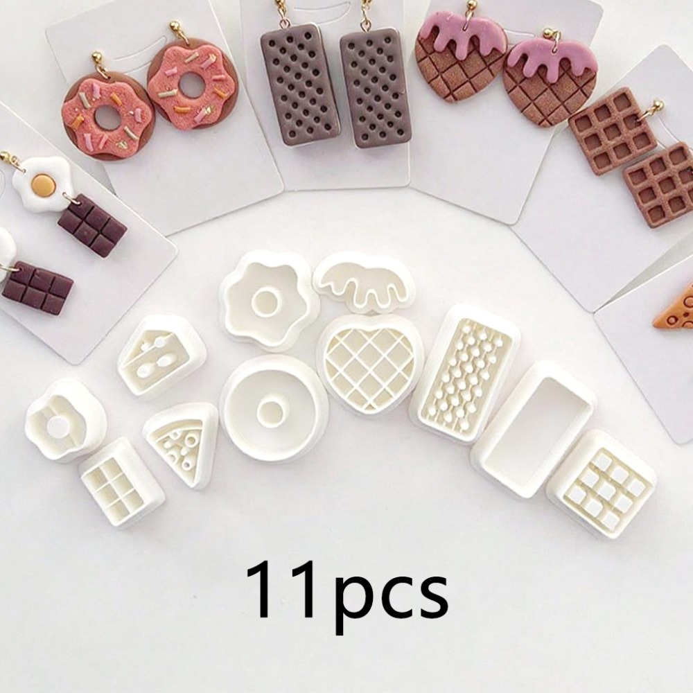 11Pcs/set Set Pemotong Tanah L - Food Stamps Snacks ulasan dan harga