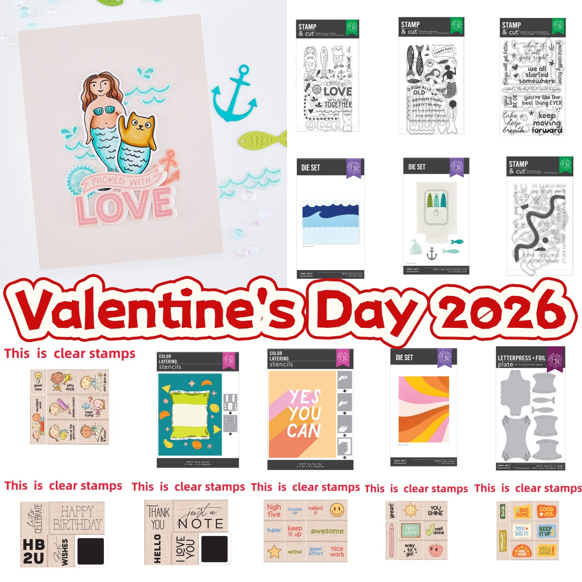 Hari Valentine 2026 Wavy Lines - Food Stamps Snacks ulasan dan harga