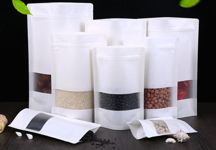 100 PCS Kantong Ziplock Kertas - Food Snacks Logos ulasan dan harga