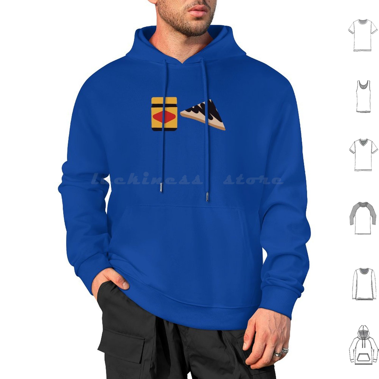 Hoodie Aussie Sandwich Lengan  - Yummy Food Snacks ulasan dan harga
