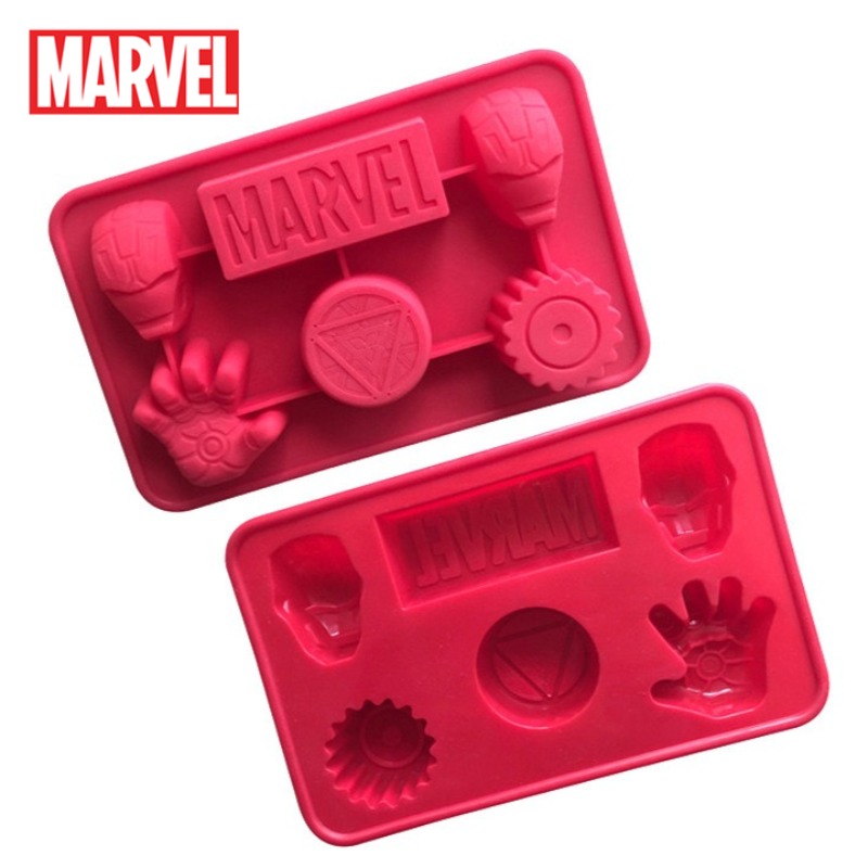Cetakan Silikon 3D Marvel Iron - Junk Food Snacks ulasan dan harga