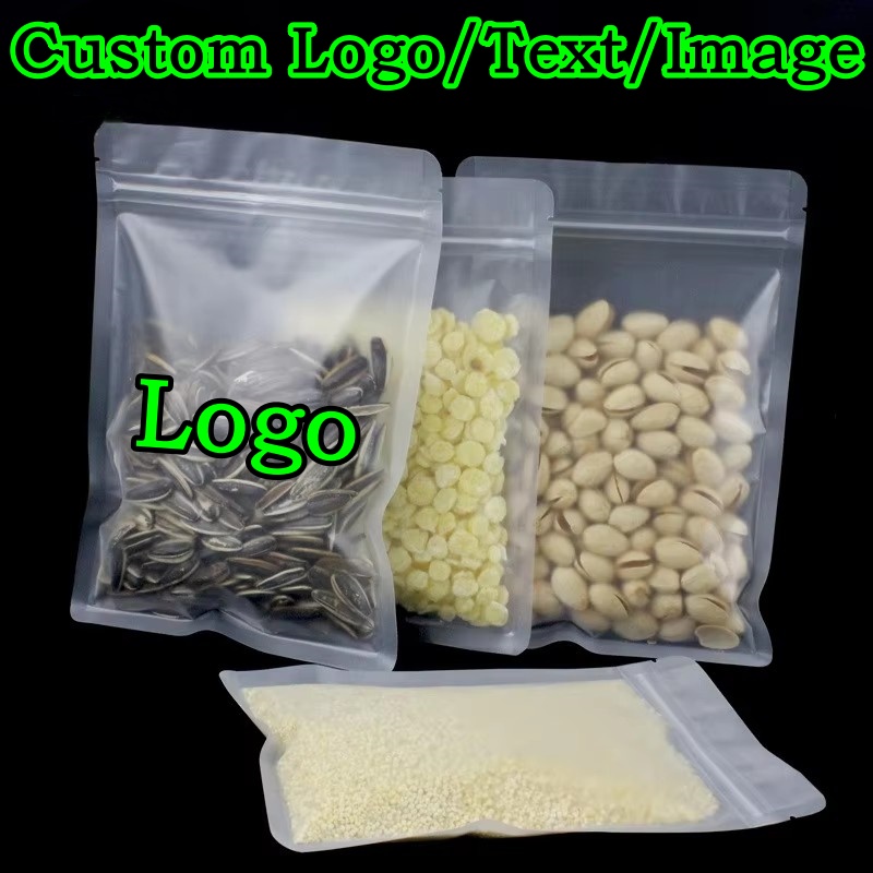 100PCS Kantong Kemasan Plastik - Food Snacks Logos ulasan dan harga