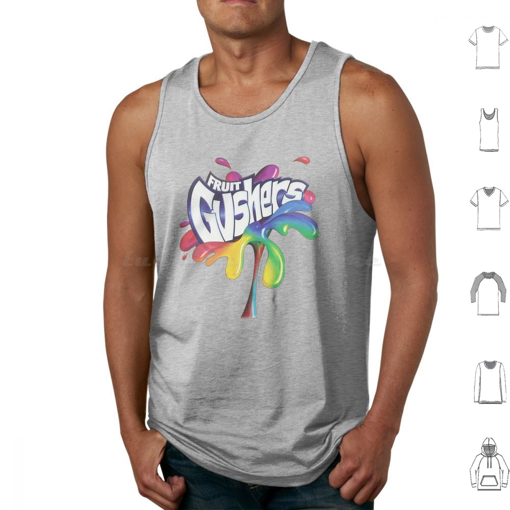 Fruit Gushers 90s Logo Tank To - Food Snacks Logos ulasan dan harga