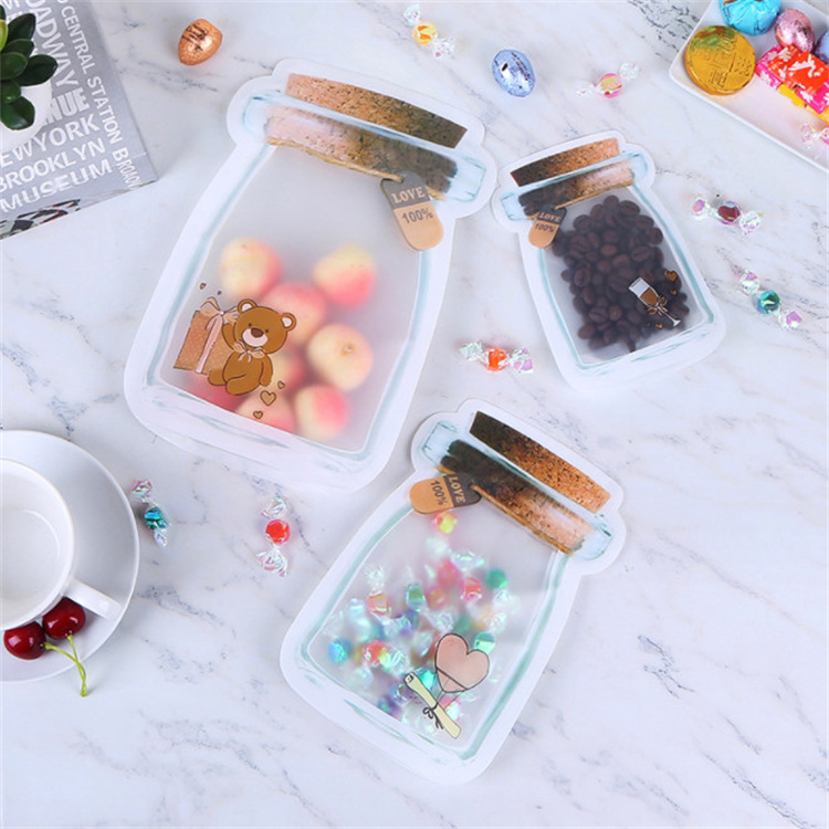 100PCS Kantong Penyimpanan Bot - Food Snacks Logos ulasan dan harga
