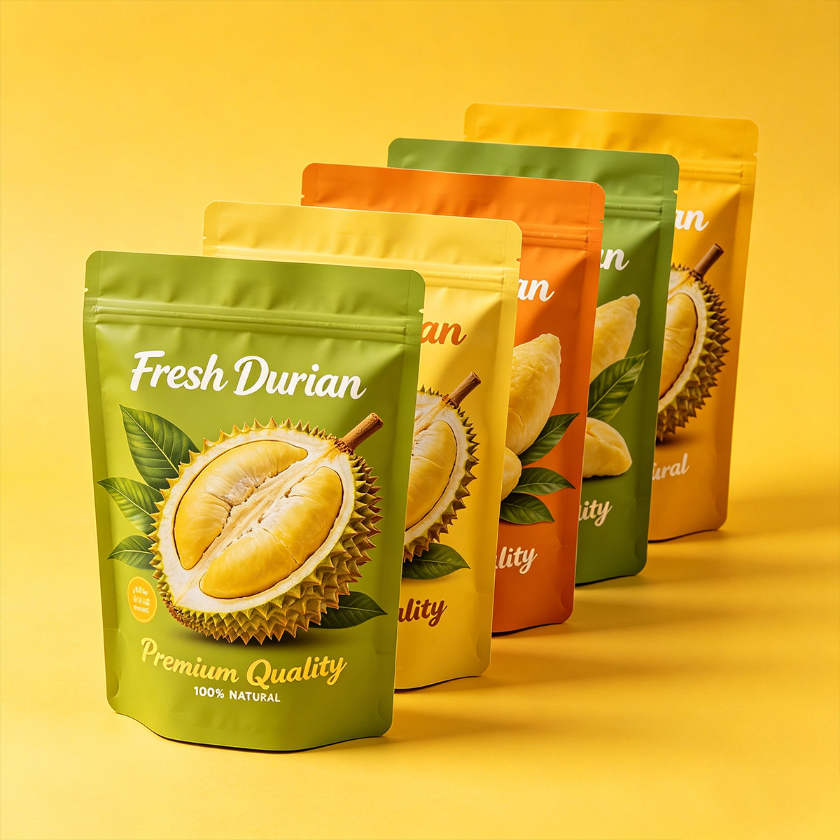 Kantong Kemasan Makanan Kustom - Food Snacks Logos ulasan dan harga