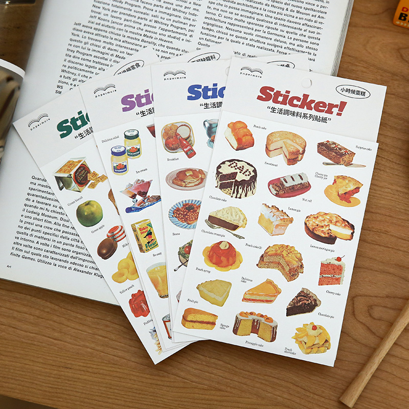 Stiker Makanan Lucu Estetis, S - Junk Food Snacks ulasan dan harga