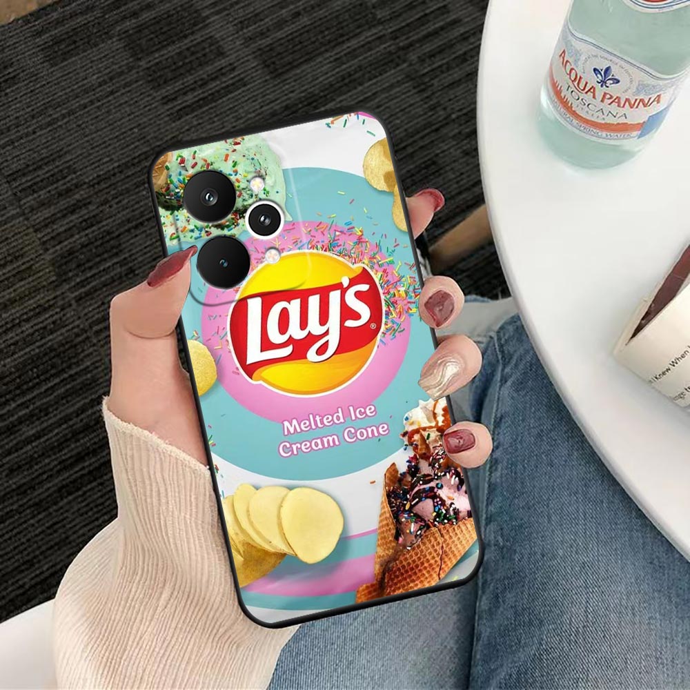 Casing Ponsel untuk OPPO Realm - Food Snacks Quotes ulasan dan harga